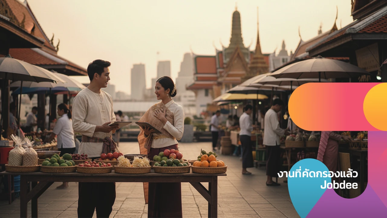 งานที่คัดกรองแล้วโดย Jobdee